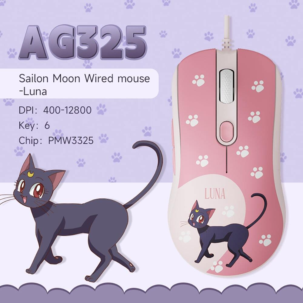 AG325C Sailor Moon Crystal Mouse - LUNA