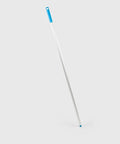 Replacement Threaded Aluminium Handle with Blue Handgrip (1200mm) - Aluminium / 120cm 2.5cm 0.205kg