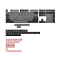 Black & Pink Keycap Set ASA Low(155-key) - Black & Pink