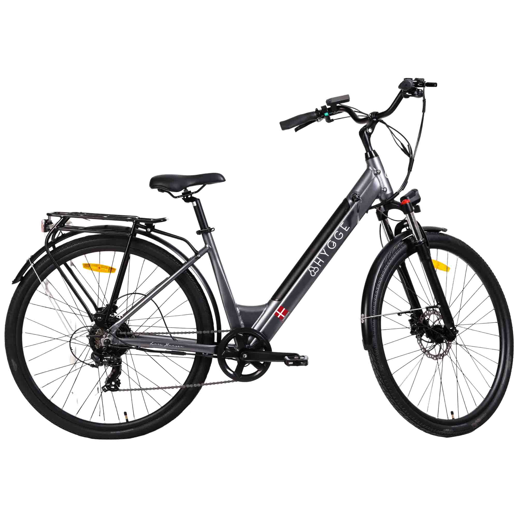 Hygge Aarhus Step Through Electric Bike Graphite Grey 250W Motor