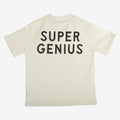 Super Genius Print T-Shirt Adults - White / M