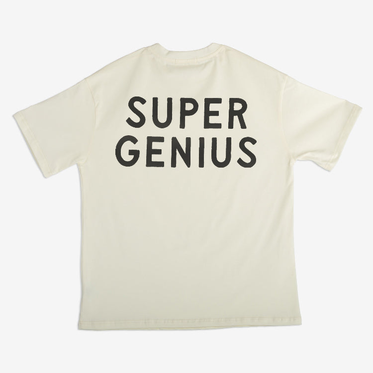 Super Genius Print T-Shirt Adults - Green / M