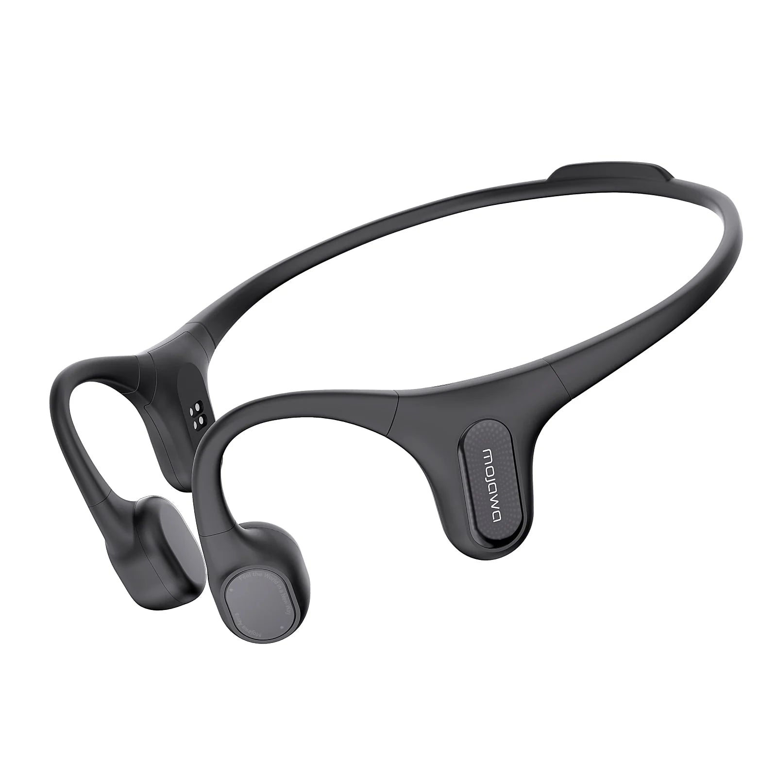 Aerra Open Ear Bone Conduction Headphones  | Wireless & Waterproof - Black