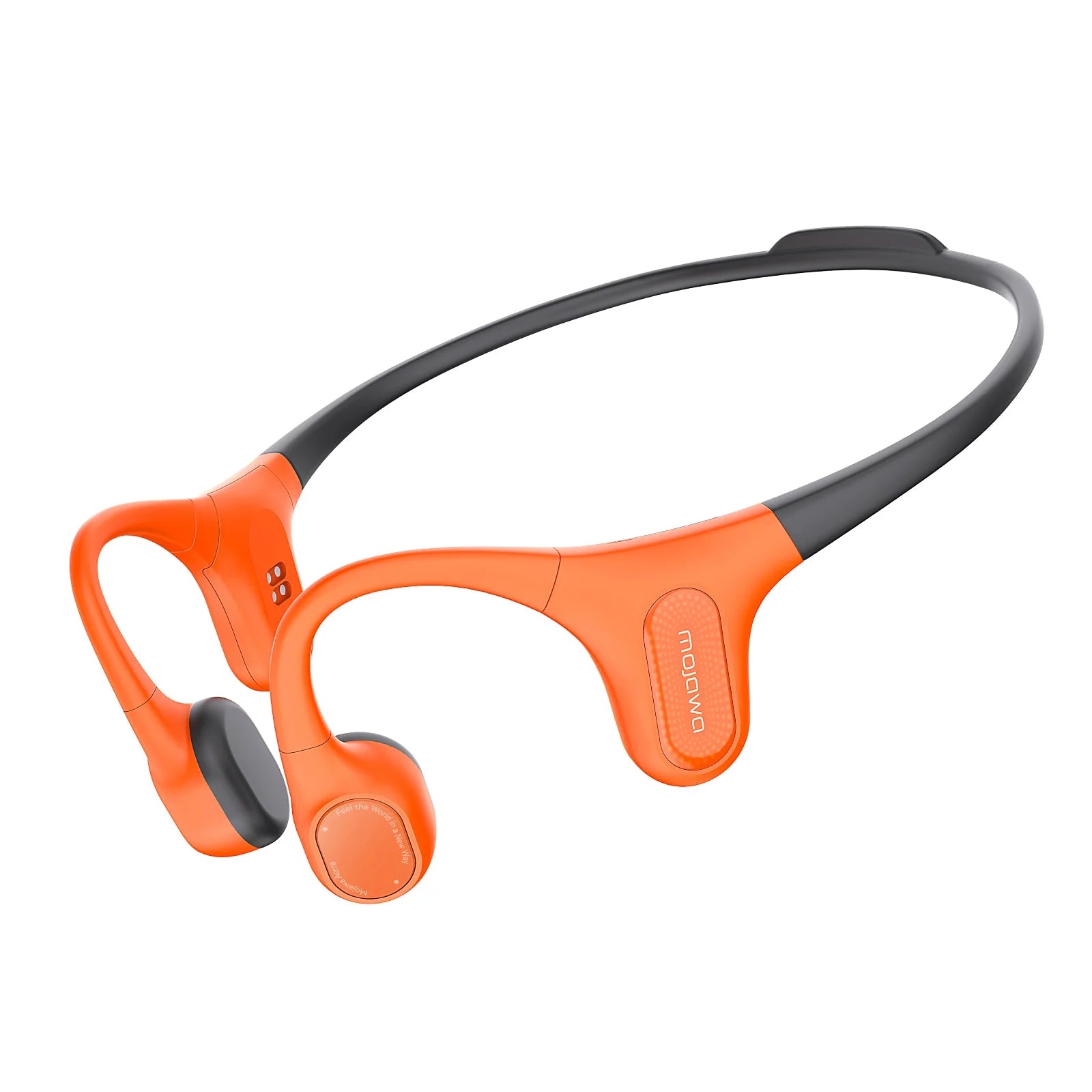 Aerra Open Ear Bone Conduction Headphones  | Wireless & Waterproof - Orange