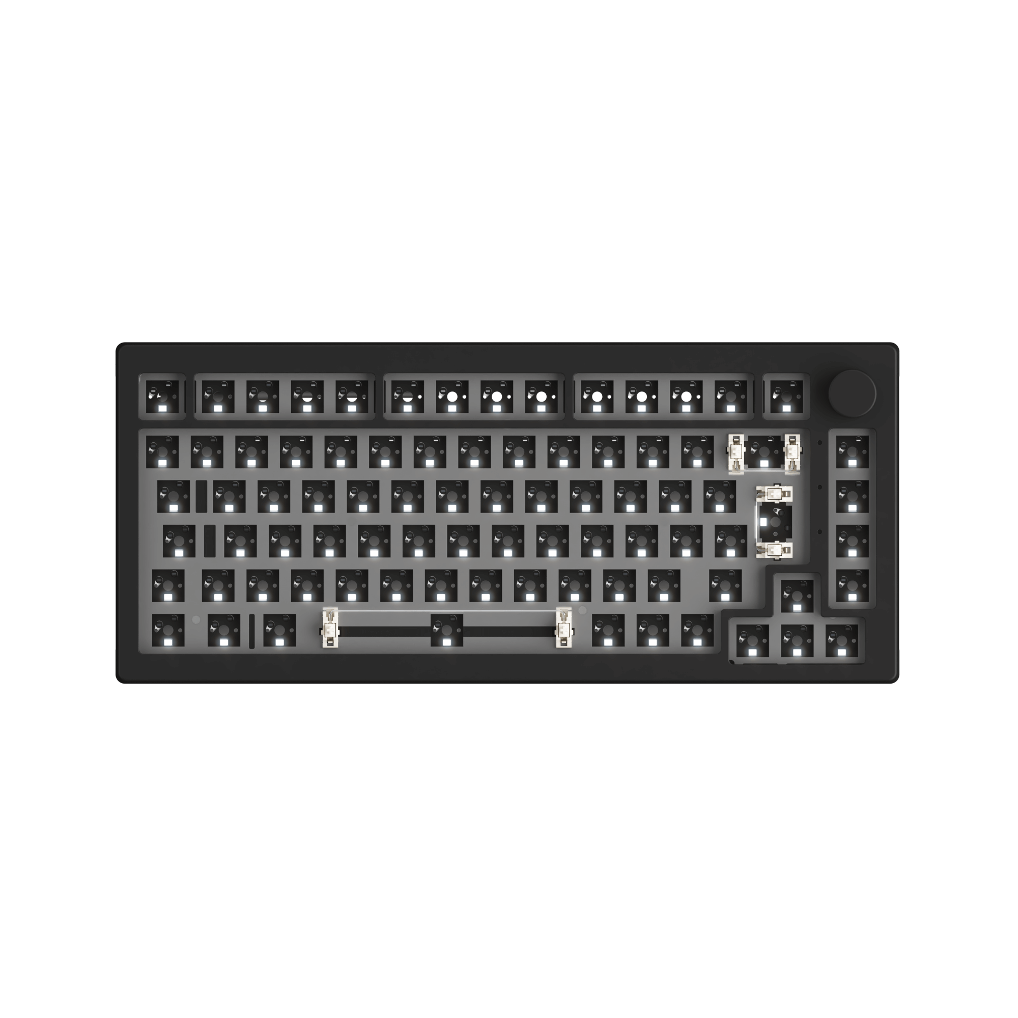 5075 VIA DIY Kit - 5075B(Wireless Tri-mode) / Dark Night- ISO / Default(CN) Warehouse