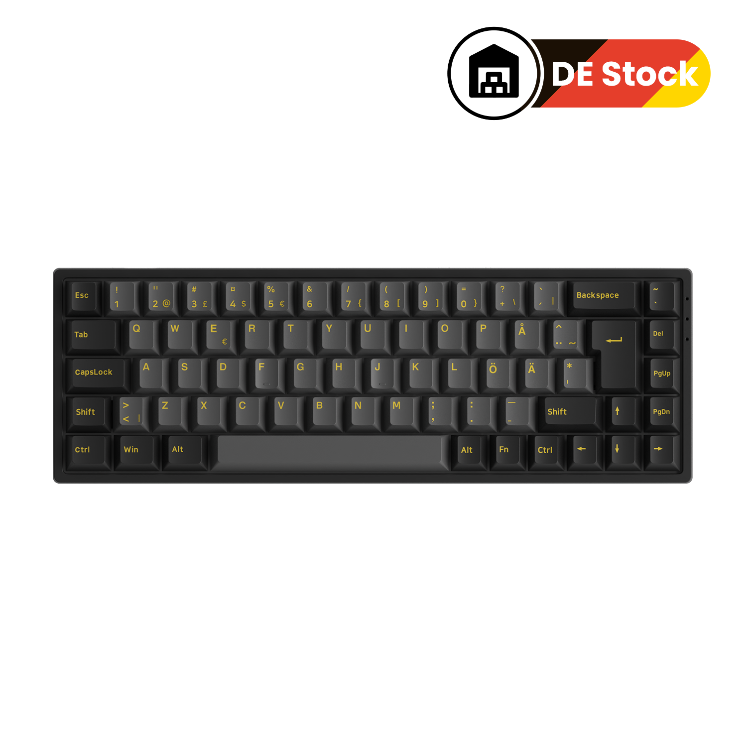 Black & Gold 3068B Plus ISO - ISO-Nordic / Akko CS Jelly Pink / Germany(DE) Warehouse