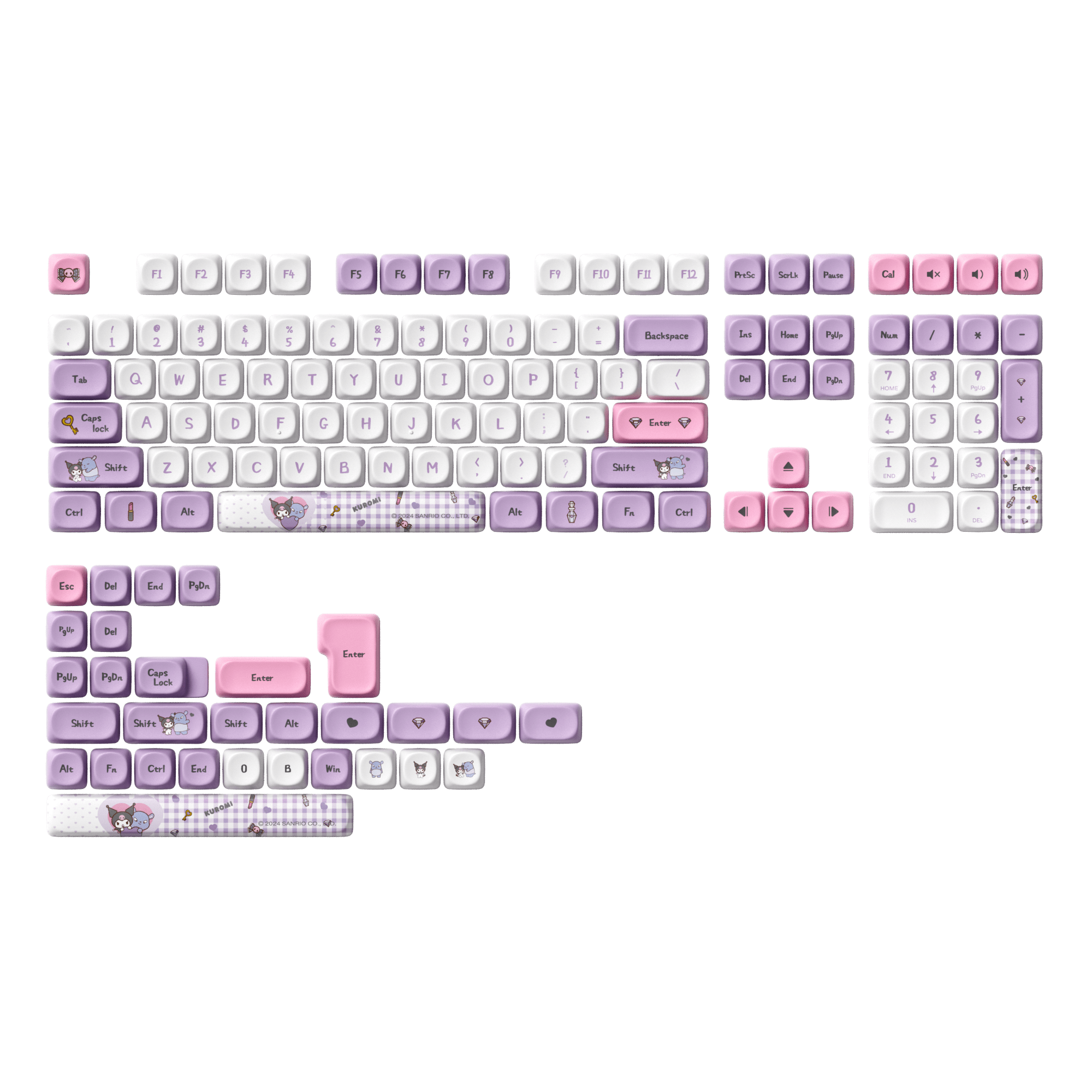 Kuromi Keycap Set - MOA(138-key)