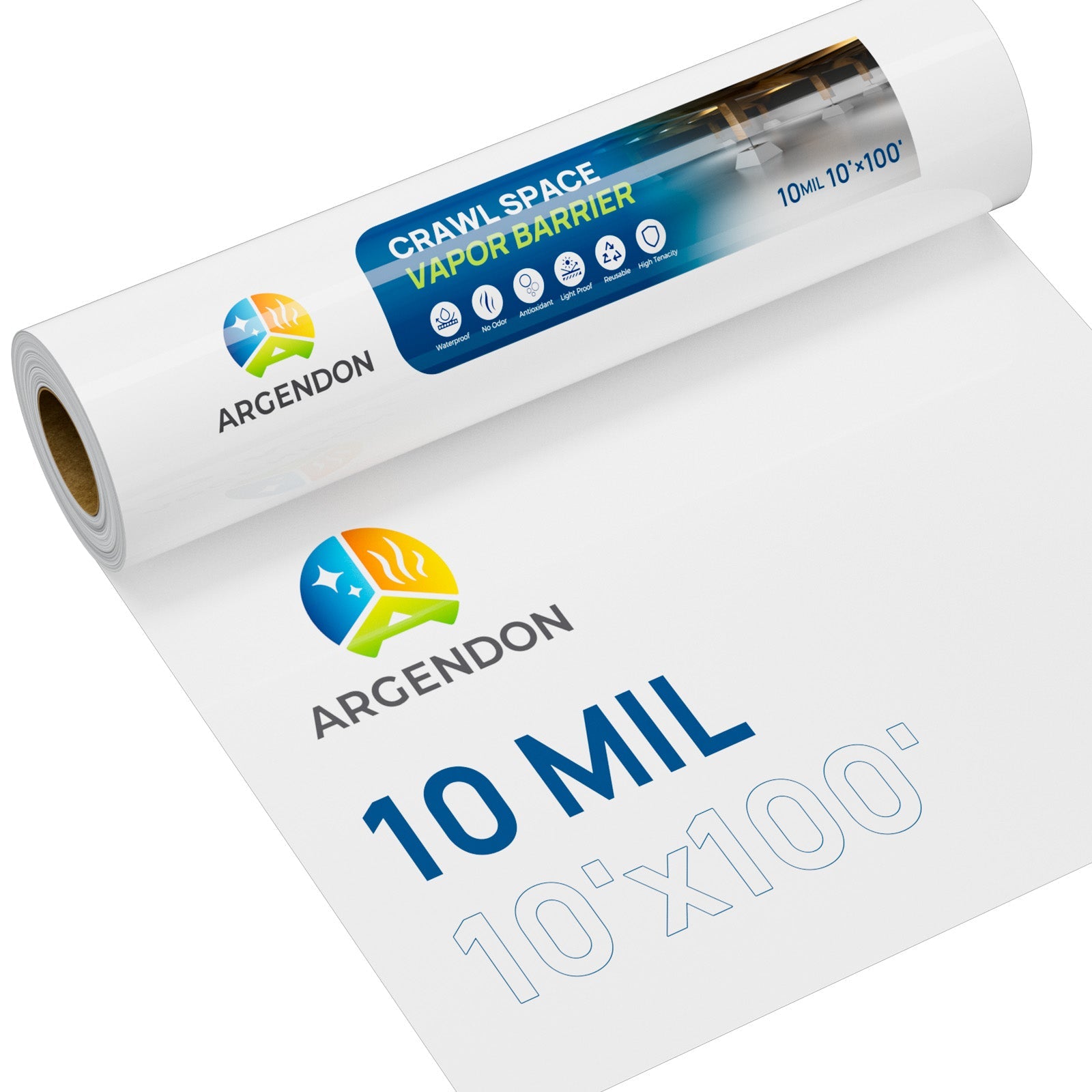 10 Mil Crawl Space Vapor Barrier – 10" x 100"