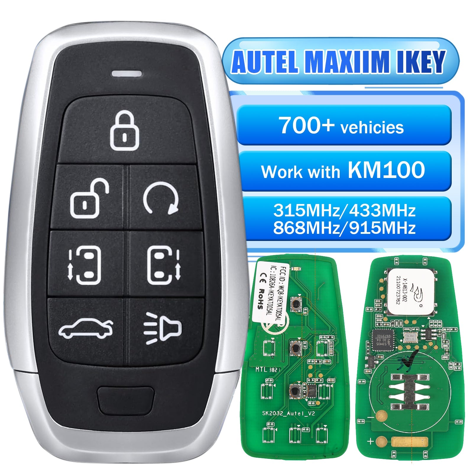 Autel MaxiIM IKEY Standard - Universal Programmable Smart Key - Autel MaxiIM IKEY Standard