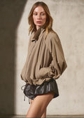 BLOUSON JACKET - Sand - S