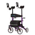 HFK-9240 Dual-Brake Upright walker 10" wheels - Purple