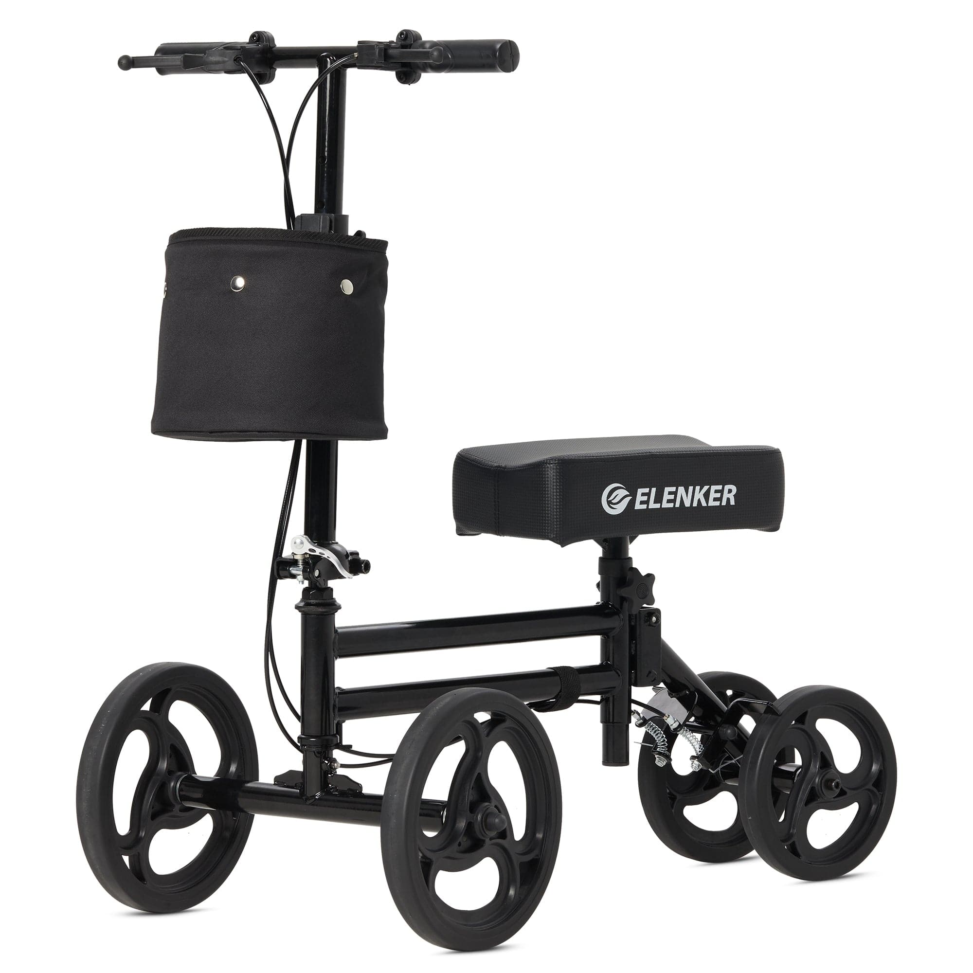 YF-9005G Economy Knee Walker 10" Wheels with Dual Braking System - Black