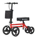 YF-9005G Economy Knee Walker 10" Wheels with Dual Braking System - Red