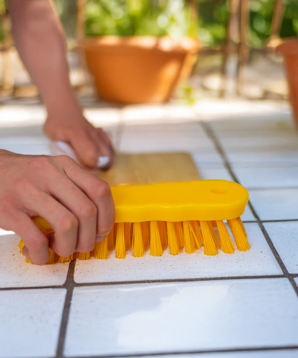 Everyday Hand Scrub Brush - Yellow (Stiff) - Polypropylene / 180mm 50mm 45mm