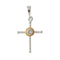 Anhänger 925 Silber Trachtenschmuck Zirkonia kristall