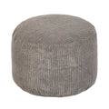 Kids Bean Bag Footstool Round Beanbag Footrest Indoor Pouffes Soft Toddler Bean Bag Leg rest - Mink