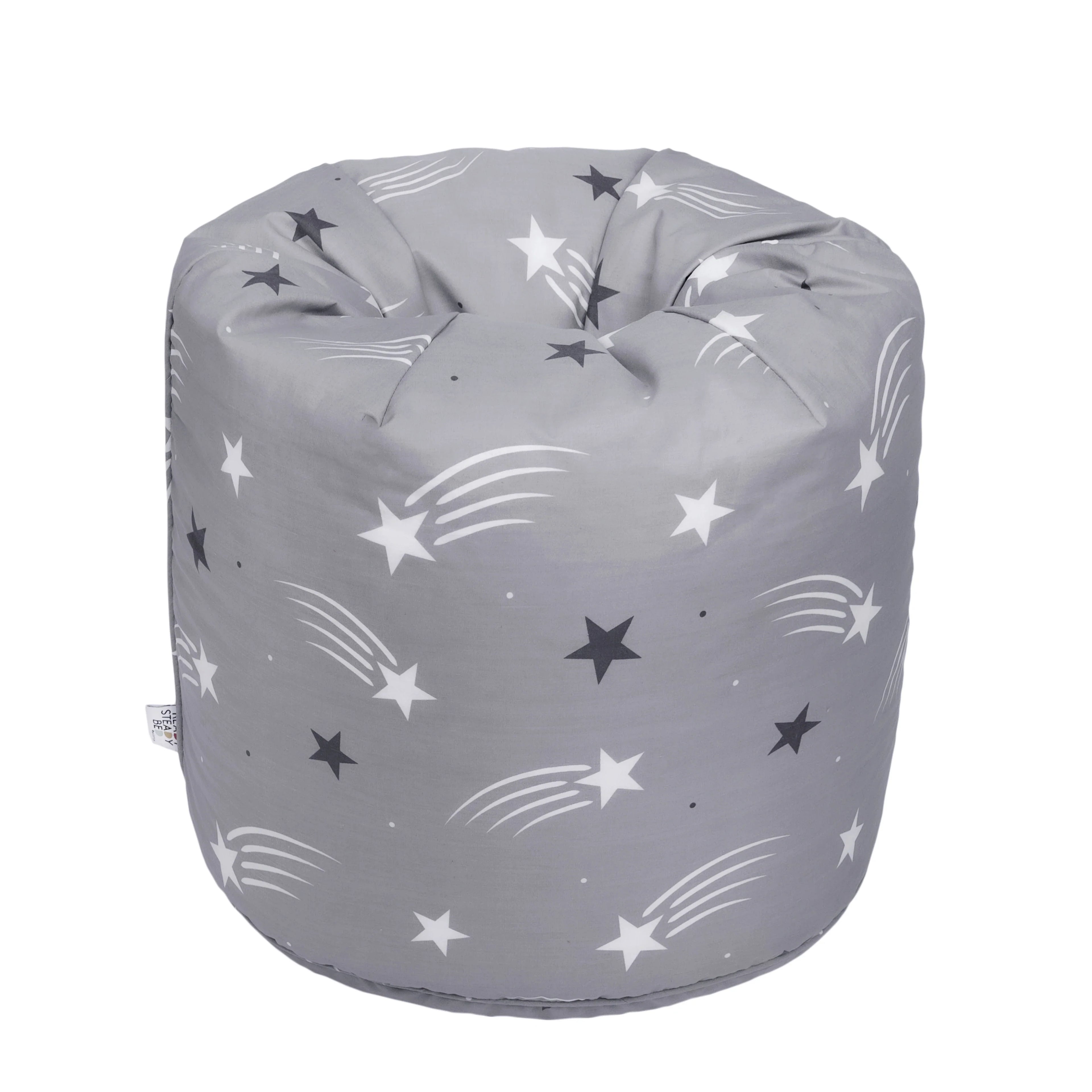 Bean Bag Chair Kids Bean Bags Printed Round Kiddies Beanbag with Carry Handle - Shooting Stars