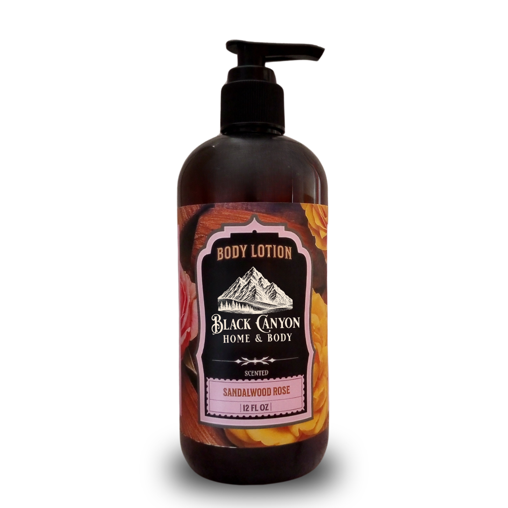 Black Canyon Sandalwood Rose Scented Body Lotion - 12 Oz