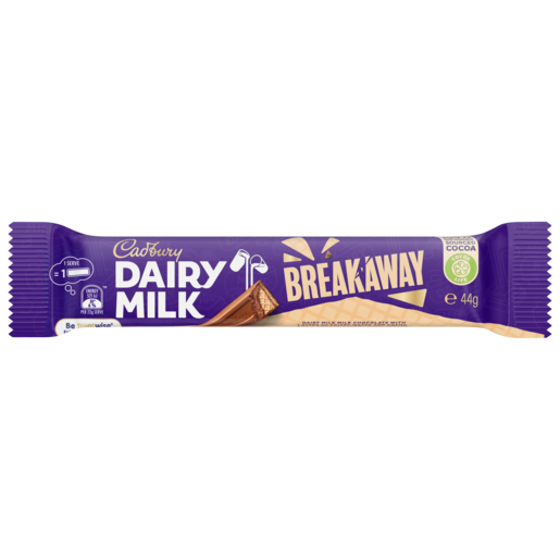 Australian Cadbury Dairy Milk Breakaway Chocolate Bar