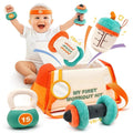 Workout Plush Toy with Rattle for Toddlers