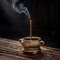 Balance & Grounding Burner Set (Includes Incense Sticks) - Miniature Antique Style Double-Ear