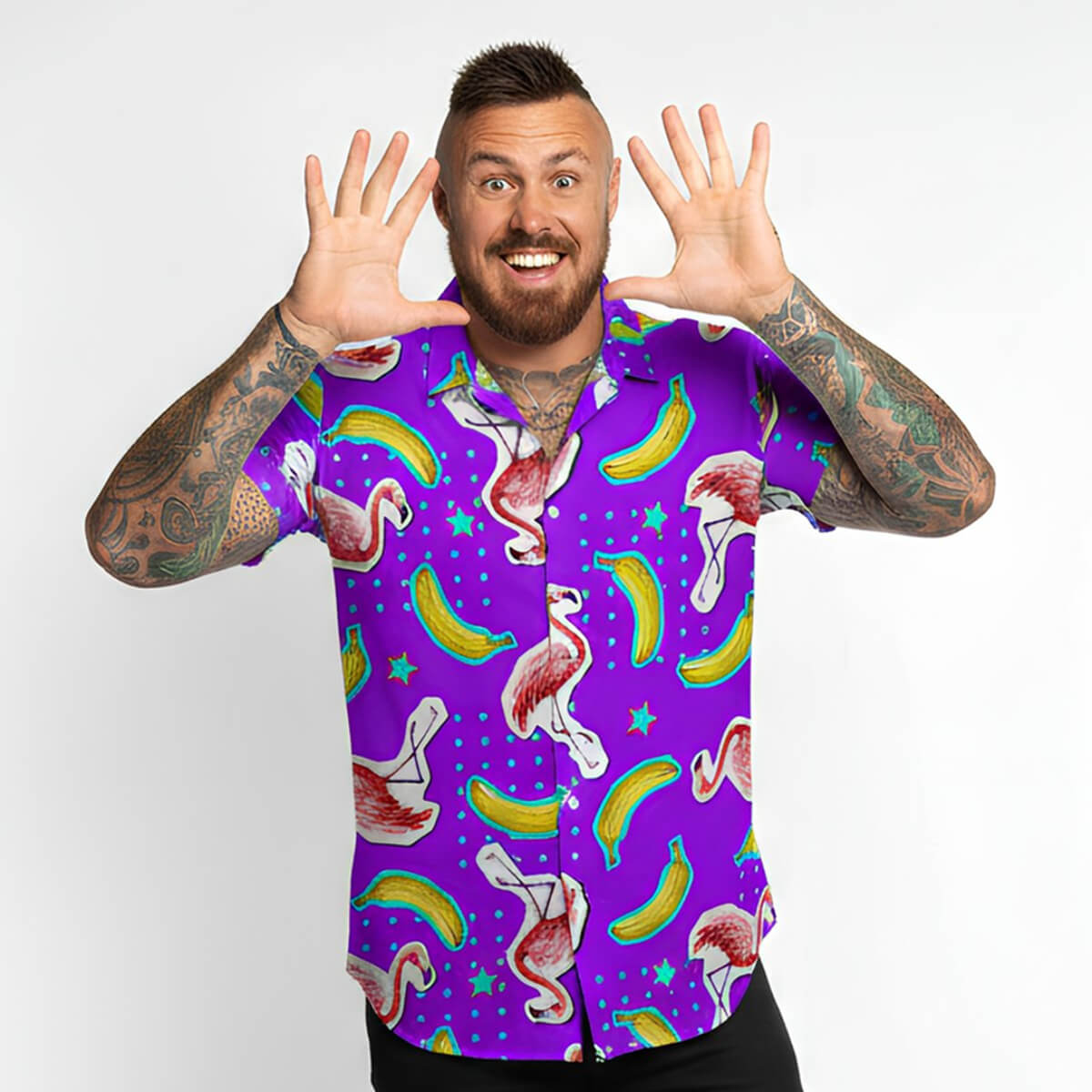 Bananas For Flamingos Shirt - M