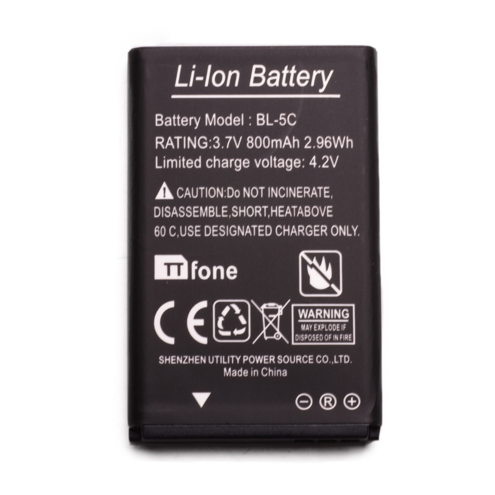 Original TTfone Spare Battery - for TT140/TT150/TT160/TT170/TT175/TT190/TT220