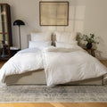 GOTS Renforcé Bettwäsche Set - 200 x 200 + 2x 80x80 cm / Weiß