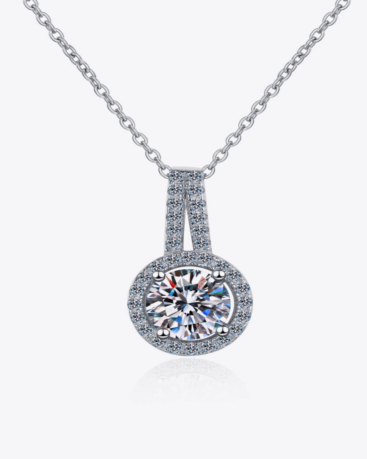 1 Carat Diamond Round Pendant Necklace - Build You Up