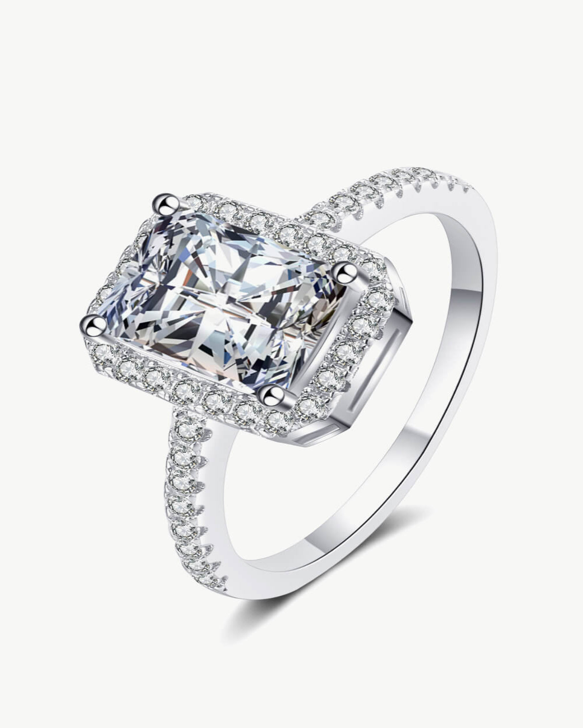 1 Carat Diamond Radiant Ring - 1.0 ct. / Lab Grown (-$1000) / 6