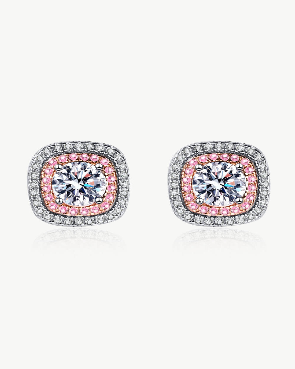 1 Carat Diamond Stud Earrings - 1.0 ct. / Platinum (+$1000) / Lab Grown (-$1000)