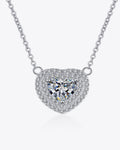 1 Carat Diamond Heart Pendant Necklace