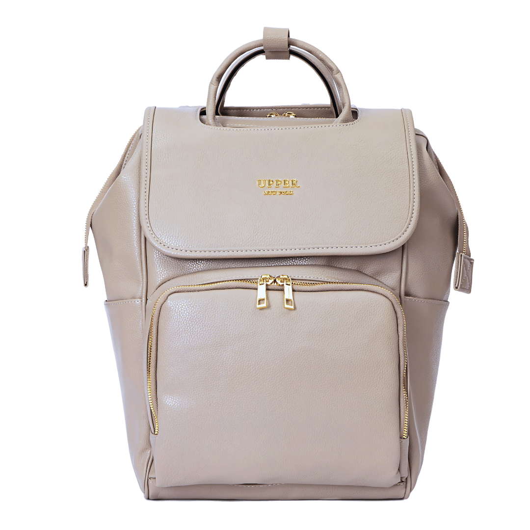 La Madison™ II - Work & Play Commuter Backpack - Silvery Grey--pebble shore
