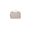 Leather Fanny Bag Travel Bag - On-the-Go Travel Pack ( Stone ) - Silvery Grey--pebble shore