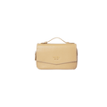 Leather Fanny Bag Travel Bag - On-the-Go Travel Pack (Beige) - Sandy Beige- relaxing beachside