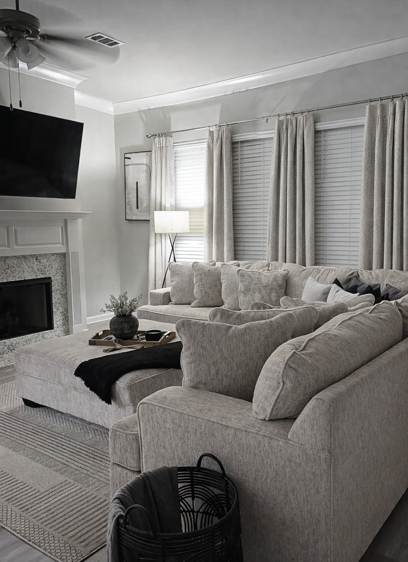 Blackout Chenille Curtains for Bedroom & Livingroom