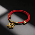 Blessing & Smooth - Auspicious Cloud Red String Pet Collar - Size: L | Length: 48-52cm | Weight: 6.5-12kg