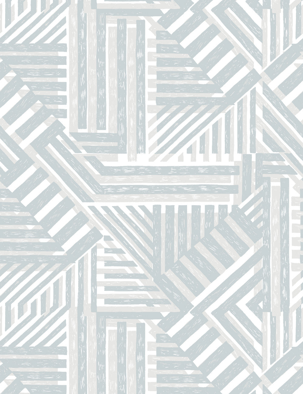'Bloc' Wallpaper by Wallshoppe - Elephant - Removable / 26 in. x 4.5 ft.