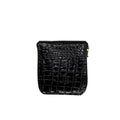 Everyday Croco Leather Wallets - Black