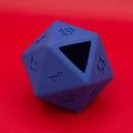 D20 Dog Toy - Treat Dispenser - Blue - Medium