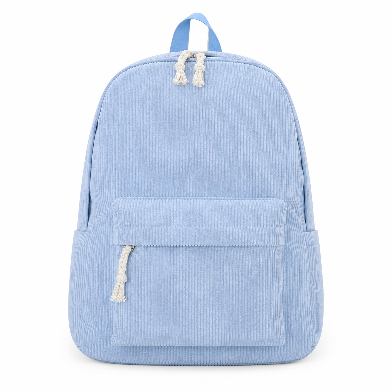 MamaRaya Personalized Kids Corduroy Backpack - Blue