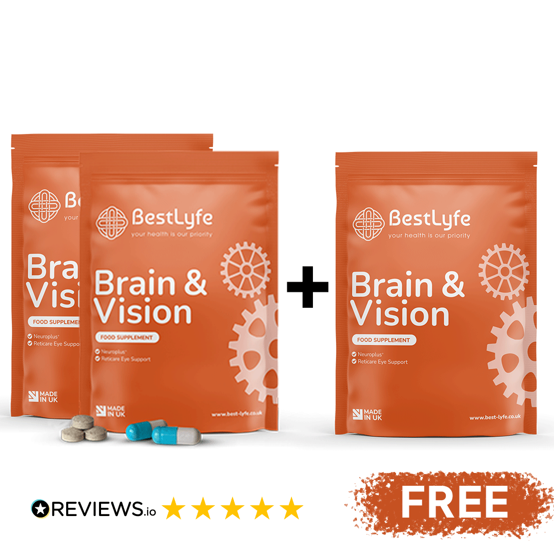 Brain and Vision - Supplements for Clarity and Focus - Buy 2 Get 1 Free £23.30/each