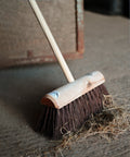 Finest by Hillbrush Wooden Yard Broom  - Stiff - Bahia / 130cm 31cm 12cm 1.5kg