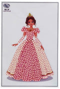 Pink Princess Crystal Art Motif