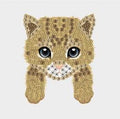 Cat Paws Crystal Art Motif