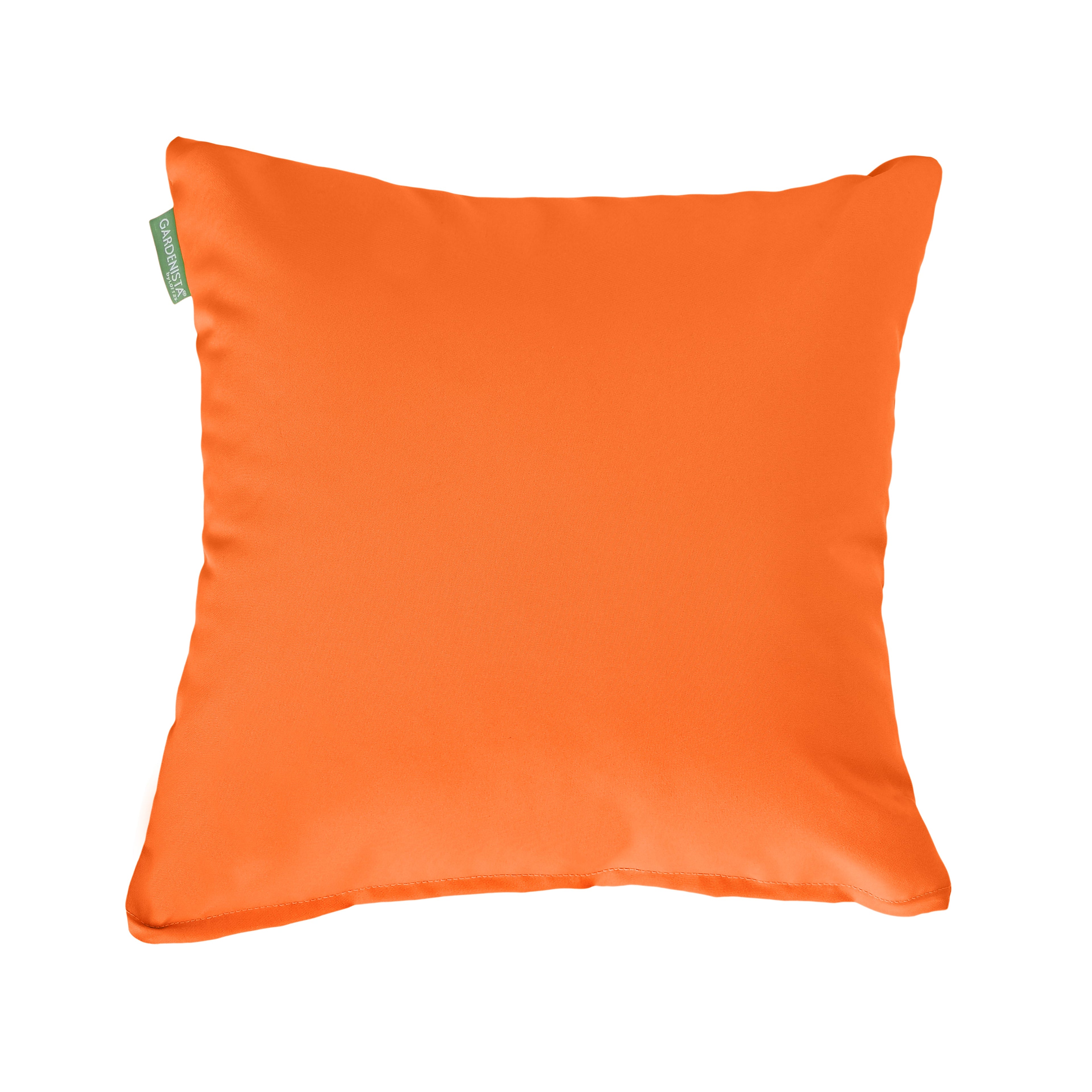 Water Resistant Outdoor Scatter Cushions Garden Furniture Decorative Pillows - Orange / Pack of 1