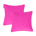 Water Resistant Outdoor Scatter Cushions Garden Furniture Decorative Pillows - Pink / Pack of 2