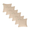 Water Resistant Outdoor Scatter Cushions Garden Furniture Decorative Pillows - Stone / Pack of 6