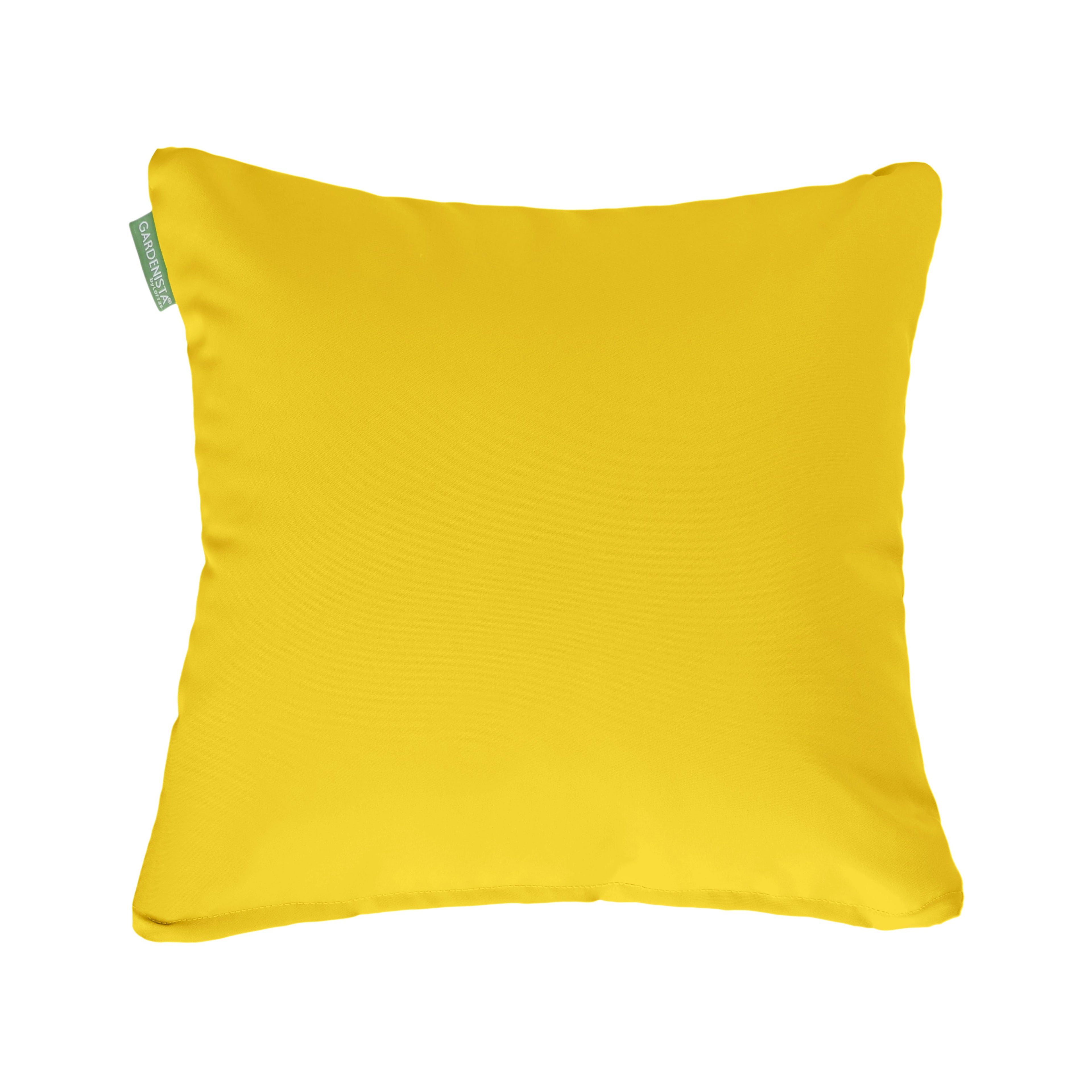 Water Resistant Outdoor Scatter Cushions Garden Furniture Decorative Pillows - Yellow / Pack of 1