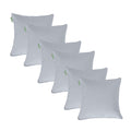Water Resistant Outdoor Scatter Cushions Garden Furniture Decorative Pillows - Grey / Pack of 6